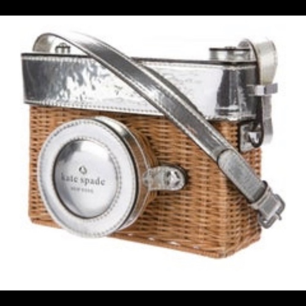 Kate Spade Rose 3D Camera Bag - Silver
